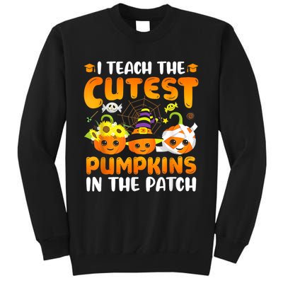 I Teach The Cutest Pumpkins In The Patch Halloween Spooky Sweatshirt