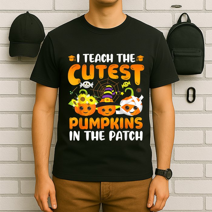 I Teach The Cutest Pumpkins In The Patch Halloween Spooky T-Shirt