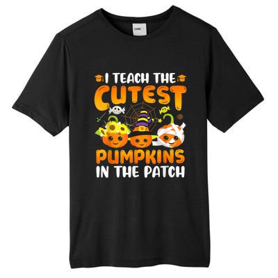 I Teach The Cutest Pumpkins In The Patch Halloween Spooky Tall Fusion ChromaSoft Performance T-Shirt