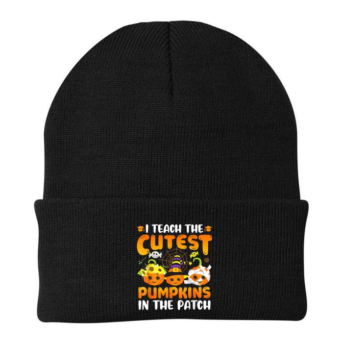 I Teach The Cutest Pumpkins In The Patch Halloween Spooky Beanie