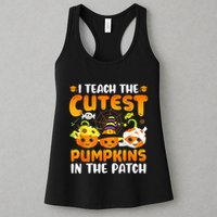 I Teach The Cutest Pumpkins In The Patch Halloween Spooky Womens Tank Top