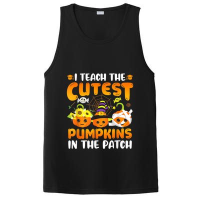 I Teach The Cutest Pumpkins In The Patch Halloween Spooky PosiCharge Competitor Tank