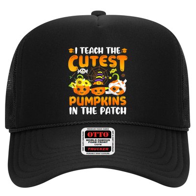 I Teach The Cutest Pumpkins In The Patch Halloween Spooky Trucker Hat