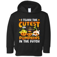 I Teach The Cutest Pumpkins In The Patch Halloween Spooky Toddler Hoodie