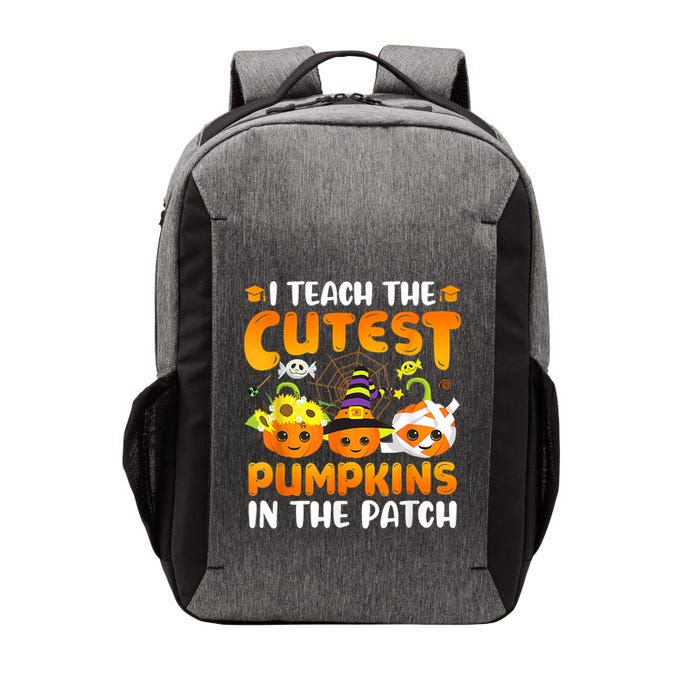 I Teach The Cutest Pumpkins In The Patch Halloween Spooky Vector Backpack