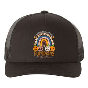 I Teach The Cutest Pumpkins In The Patch Teacher Halloween Yupoong Adult 5-Panel Trucker Hat