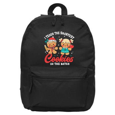 I Teach The Smartest Cookies In The Batch Teacher Xmas 16 in Basic Backpack