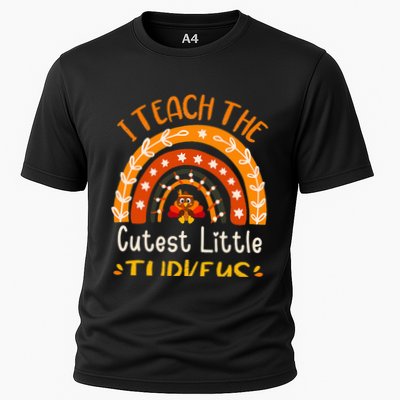 I Teach The Cutest Little Turkeys Thanksgiving Teacher Performance Shirt