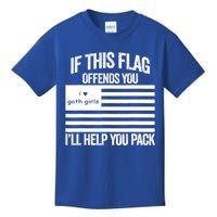 If This USA Goth Girls Flag Offends You, I'll Help You Pack Kids T-Shirt