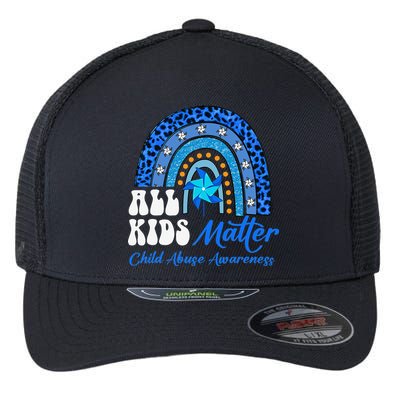 I'm Their Voice Pinwheel Child Abuse Prevention Awareness Flexfit Unipanel Trucker Cap