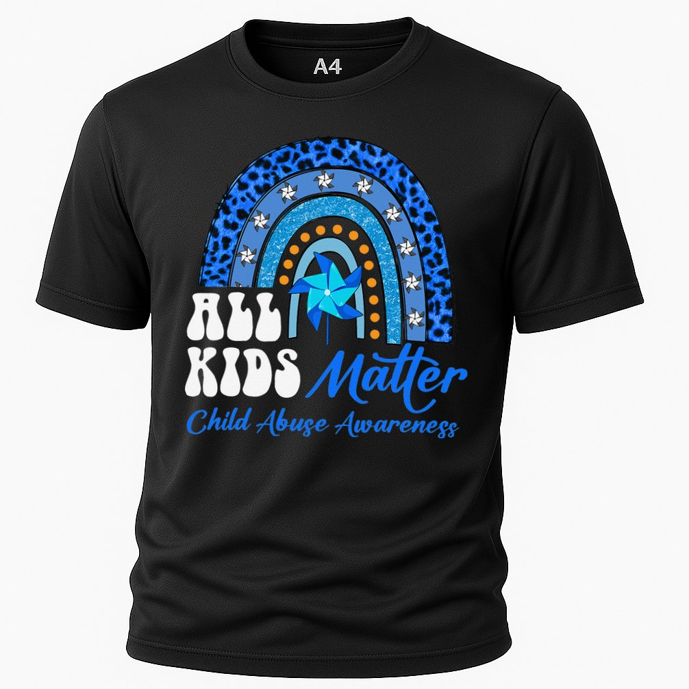 I'm Their Voice Pinwheel Child Abuse Prevention Awareness Cooling Performance Crew T-Shirt