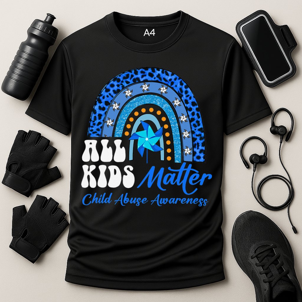 I'm Their Voice Pinwheel Child Abuse Prevention Awareness Cooling Performance Crew T-Shirt