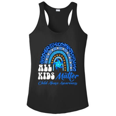 I'm Their Voice Pinwheel Child Abuse Prevention Awareness Ladies PosiCharge Competitor Racerback Tank