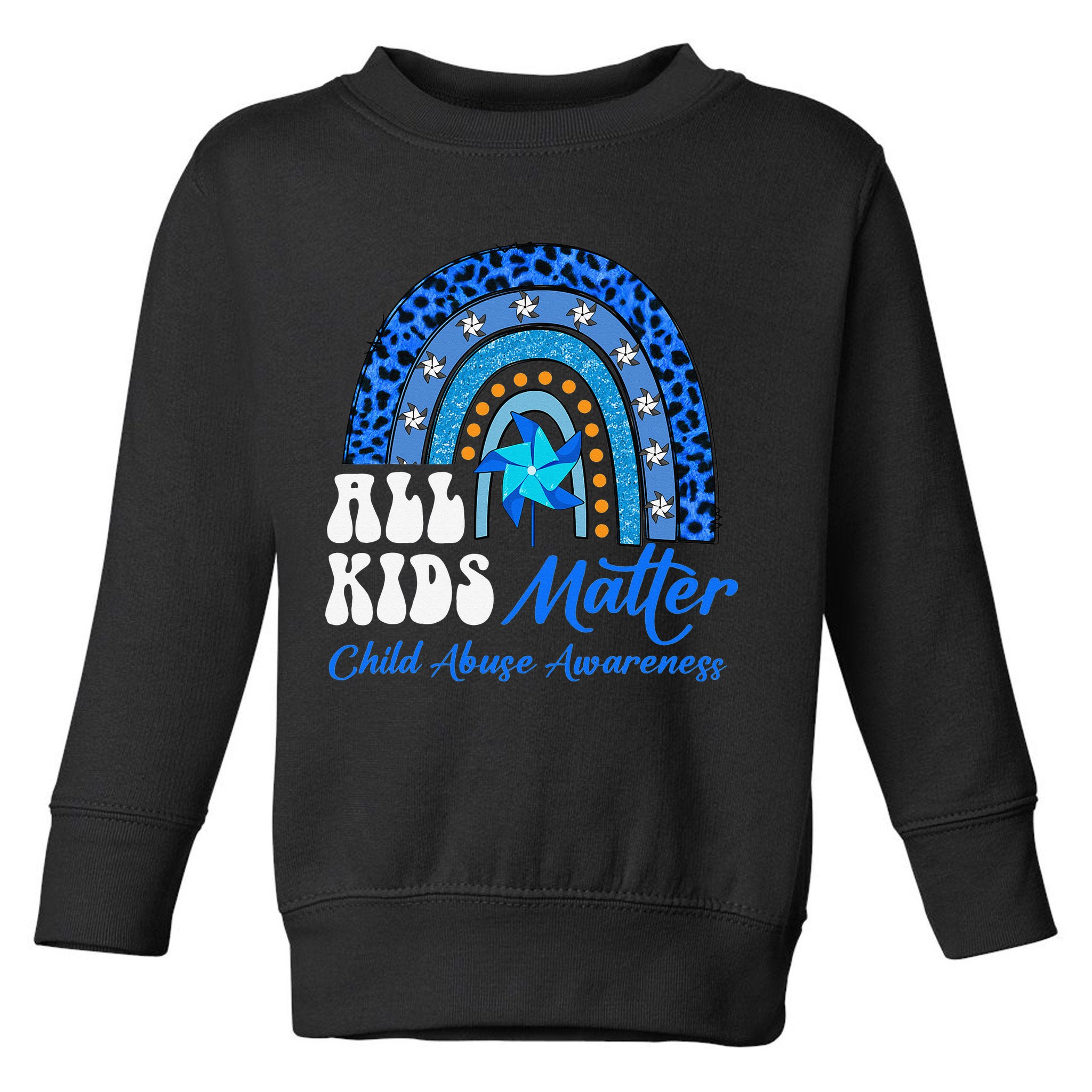 I'm Their Voice Pinwheel Child Abuse Prevention Awareness Toddler Sweatshirt