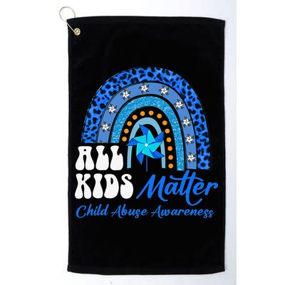 I'm Their Voice Pinwheel Child Abuse Prevention Awareness Golf Towel