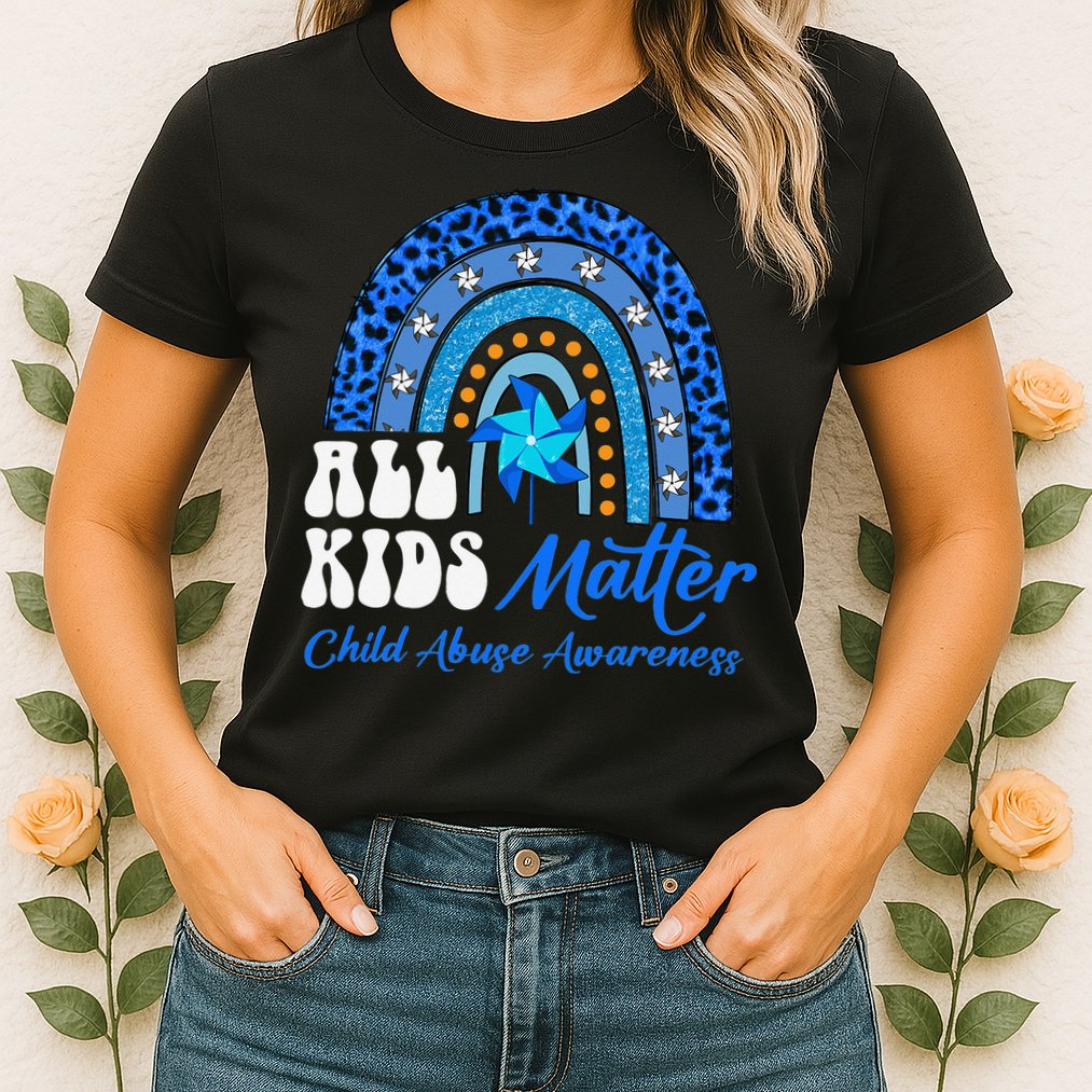 I'm Their Voice Pinwheel Child Abuse Prevention Awareness Womens T-Shirt