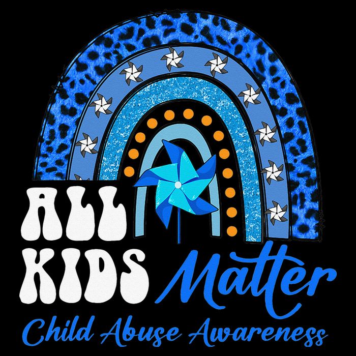 I'm Their Voice Pinwheel Child Abuse Prevention Awareness Womens T-Shirt