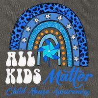 I'm Their Voice Pinwheel Child Abuse Prevention Awareness Cotton Canvas Backpack