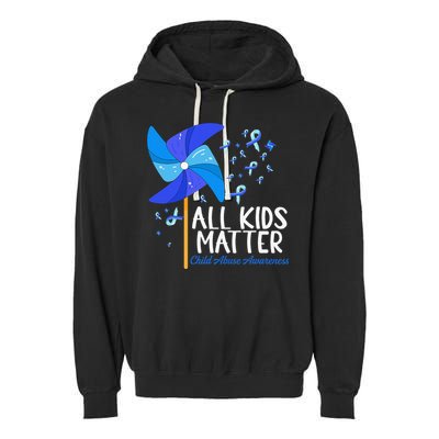 Im Their Voice Stop Child Abuse Prevention Awareness Month Garment-Dyed Fleece Hoodie