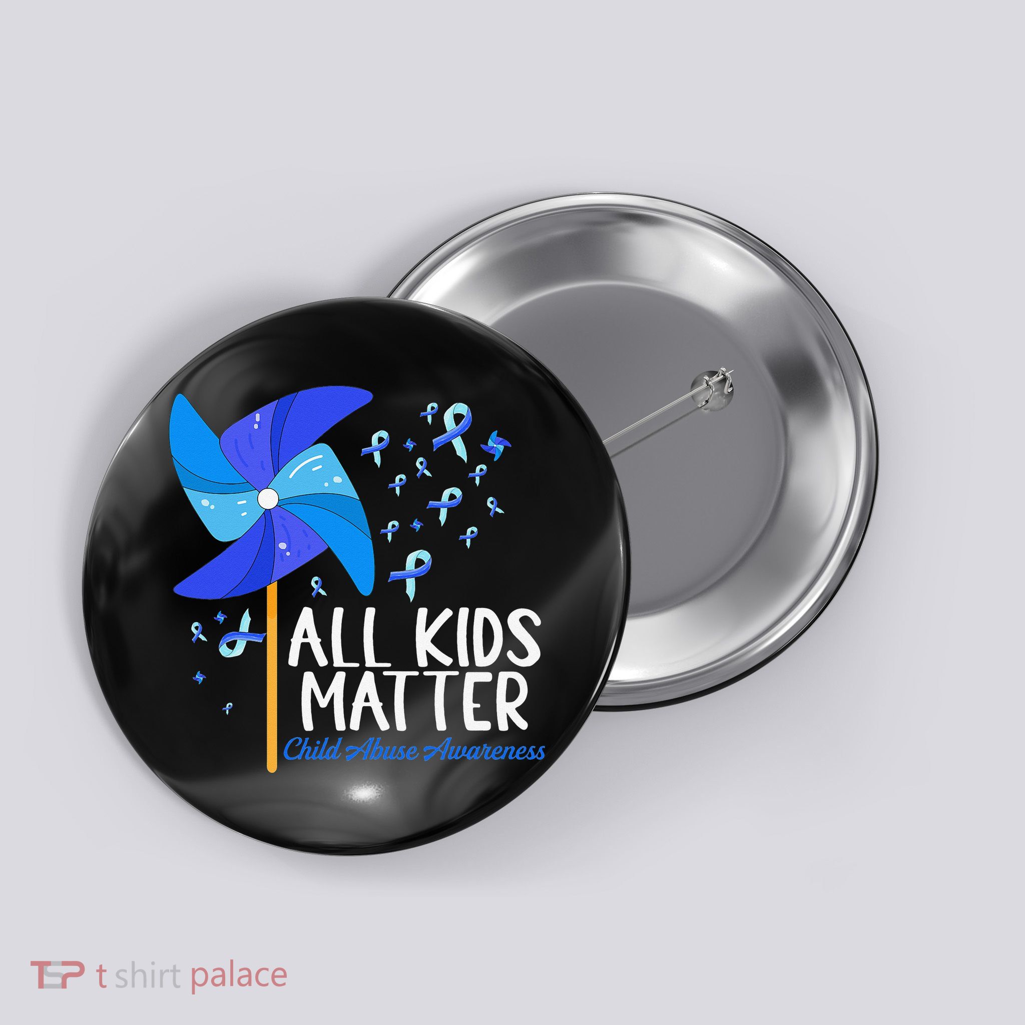 Im Their Voice Stop Child Abuse Prevention Awareness Month Button