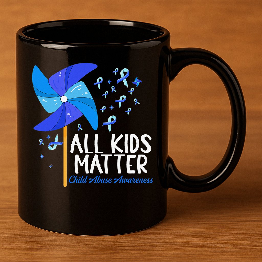 Im Their Voice Stop Child Abuse Prevention Awareness Month 11oz C Handle Ceramic Mug