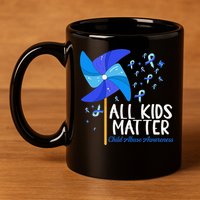 Im Their Voice Stop Child Abuse Prevention Awareness Month 11oz C Handle Ceramic Mug