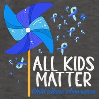Im Their Voice Stop Child Abuse Prevention Awareness Month Vector Backpack