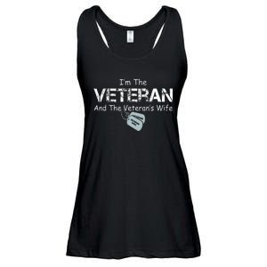 IM The Veteran And The VeteranS Wife Military Veterans Day Ladies Essential Flowy Tank