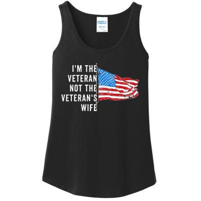 IM The Veteran Not The VeteranS Wife Quote Saying Meme Ladies Essential Tank