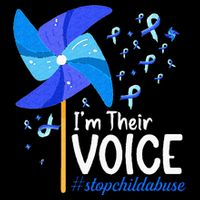 Im Their Voice Pinwheel Child Abuse Prevention Awareness Impact Tech Backpack
