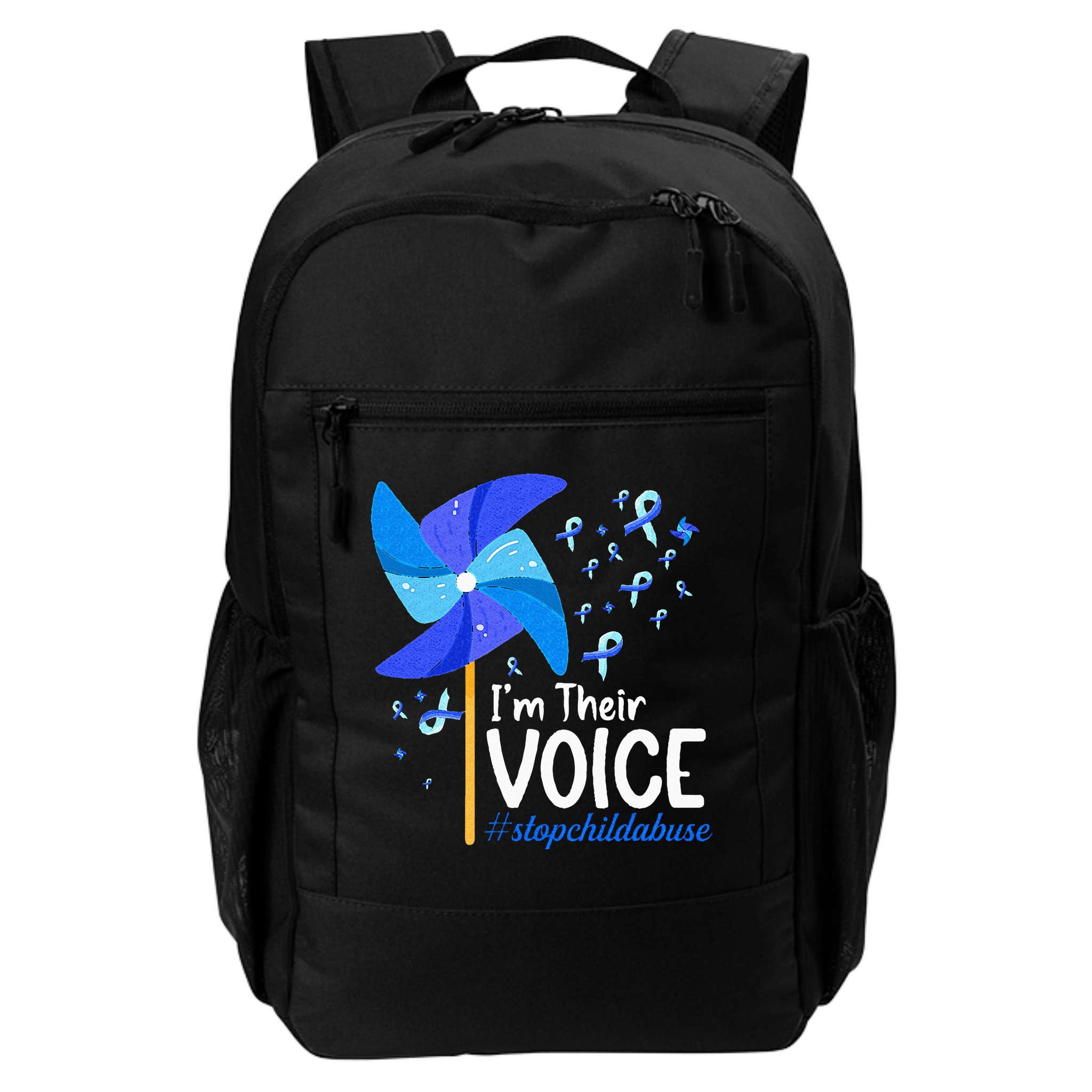 Im Their Voice Pinwheel Child Abuse Prevention Awareness Backpack
