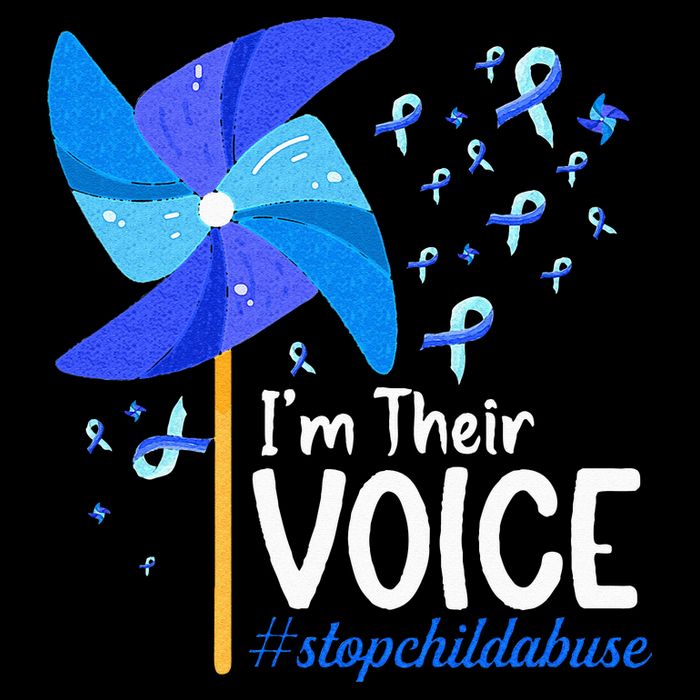 Im Their Voice Pinwheel Child Abuse Prevention Awareness Bucket Hat