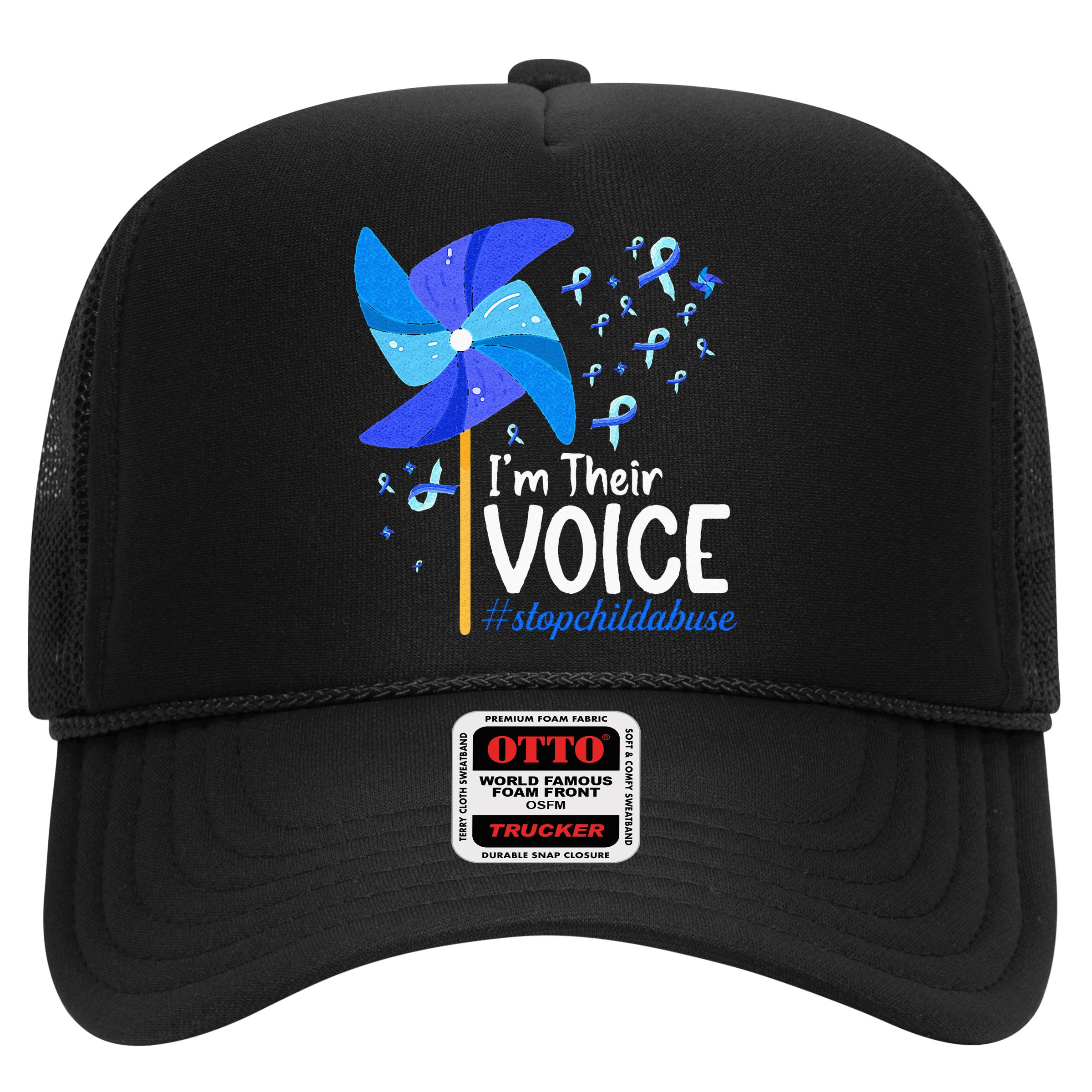Im Their Voice Pinwheel Child Abuse Prevention Awareness Hat