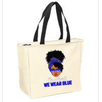 I'm Their Voice Child Abuse Prevention Awareness Month Zip Tote Bag