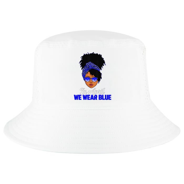 I'm Their Voice Child Abuse Prevention Awareness Month Cool Comfort Performance Bucket Hat