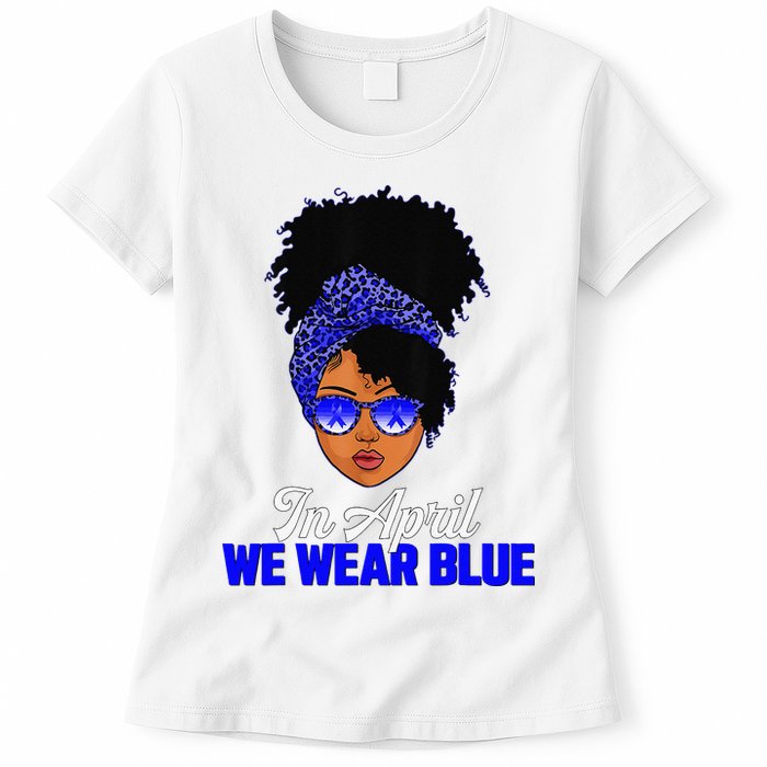 I'm Their Voice Child Abuse Prevention Awareness Month Womens T-Shirt
