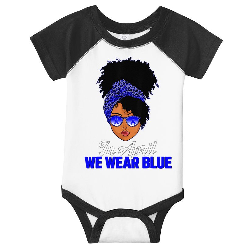 I'm Their Voice Child Abuse Prevention Awareness Month Infant Baby Jersey Bodysuit