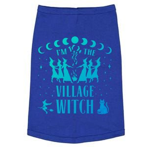 Im The Village Witch Costume Halloween Quote Art Gift Doggie Tank