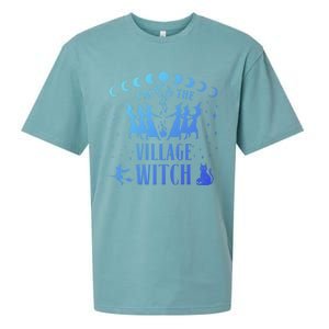 Im The Village Witch Costume Halloween Quote Art Gift Sueded Cloud Jersey T-Shirt