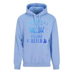 Im The Village Witch Costume Halloween Quote Art Gift Unisex Surf Hoodie