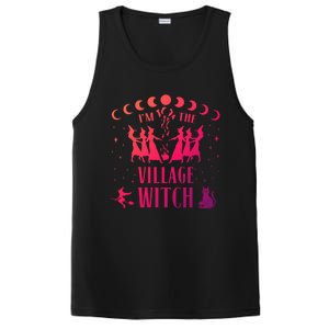 Im The Village Witch Costume Halloween Quote Art Gift PosiCharge Competitor Tank