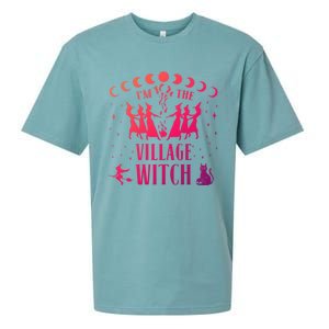 Im The Village Witch Costume Halloween Quote Art Gift Sueded Cloud Jersey T-Shirt