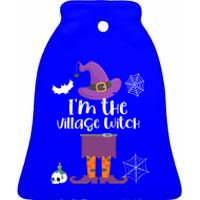 Im The Village Witch Halloween Matching Group Costume Gift Ceramic Bell Ornament