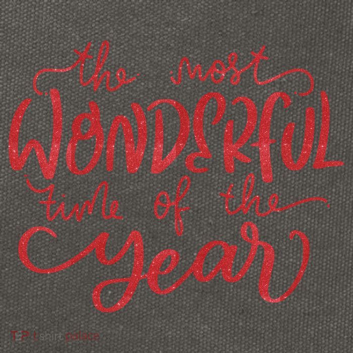 It's The Wonderful Time Of The Year Christmas Season Festive Cotton Canvas Backpack