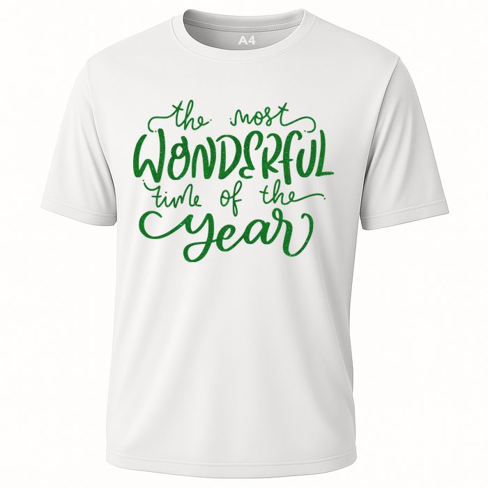 It's The Wonderful Time Of The Year Christmas Season Festive Cooling Performance Crew T-Shirt