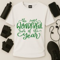It's The Wonderful Time Of The Year Christmas Season Festive Cooling Performance Crew T-Shirt