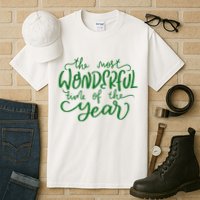 It's The Wonderful Time Of The Year Christmas Season Festive Tall T-Shirt
