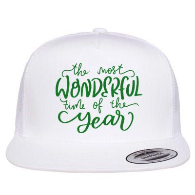 It's The Wonderful Time Of The Year Christmas Season Festive Flatbill Hat