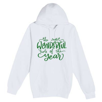 It's The Wonderful Time Of The Year Christmas Season Festive Premium Pullover Hoodie