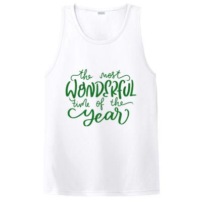 It's The Wonderful Time Of The Year Christmas Season Festive PosiCharge Competitor Tank